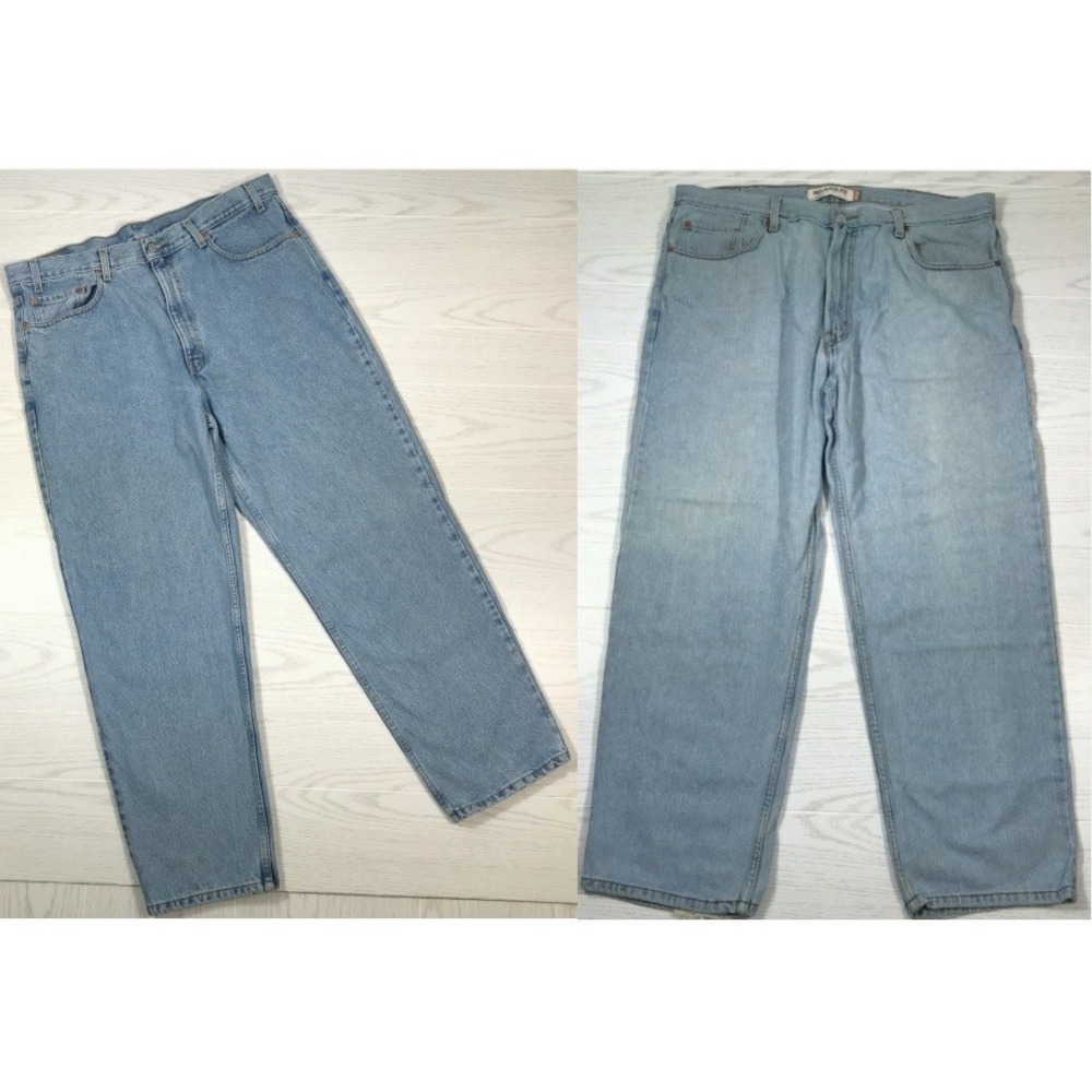 Vintage Levi's 550 Jeans Men 40x30 Blue Cotton Relaxed Fit Work USA Y2K Lot Of 2
